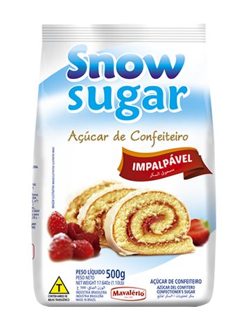 Acar De Confeiteiro Snow Sugar 500g Unidade